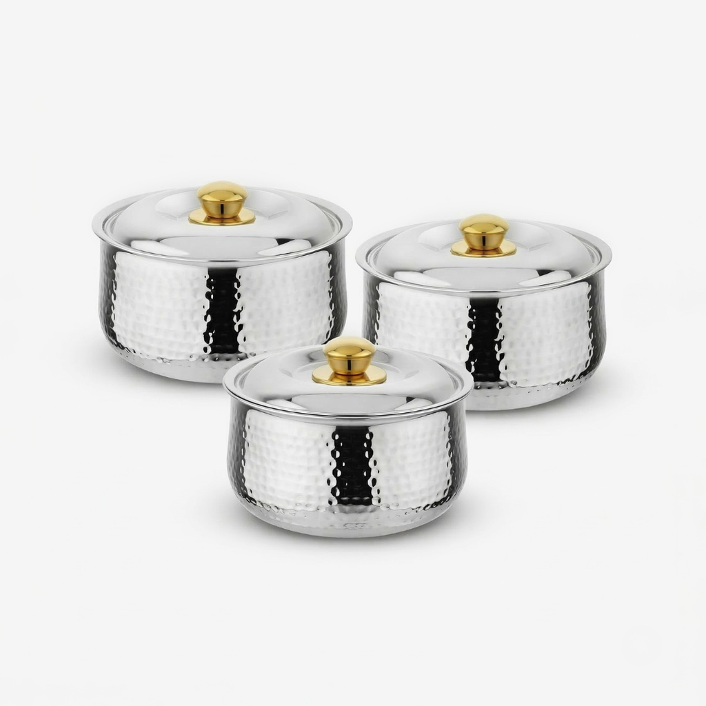 3 Pc Gift Set Hotcase Harmony (Belly Hammered)