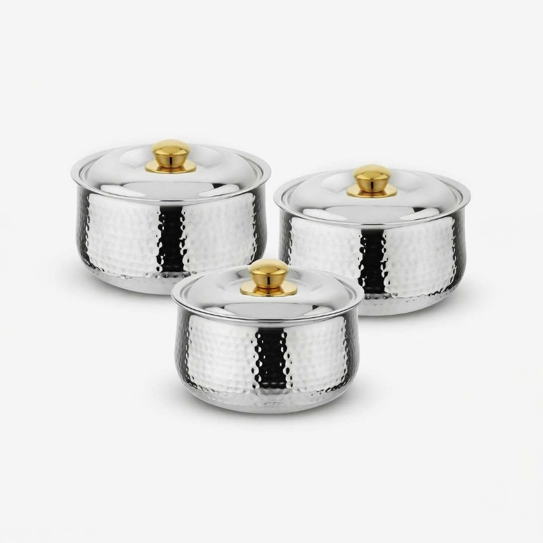 3 Pc Gift Set Hotcase Harmony (Belly Hammered)
