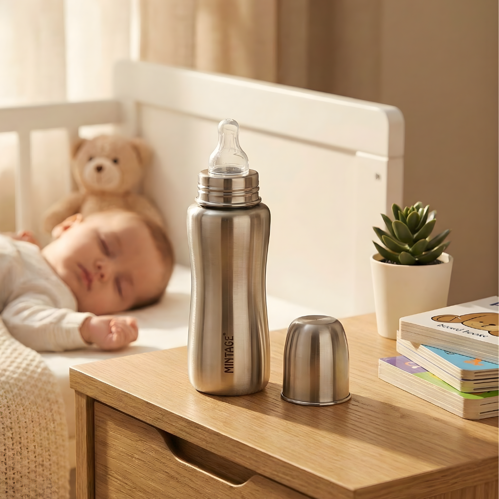 Baby Feeding Bottle Maria (18/8–304 Food Grade Stainless Steel)