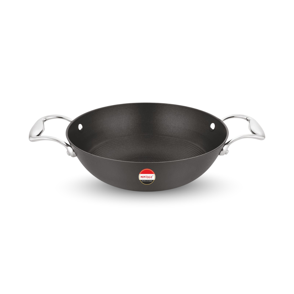 Cast Iron Kadhai Blackstone with Honeycomb