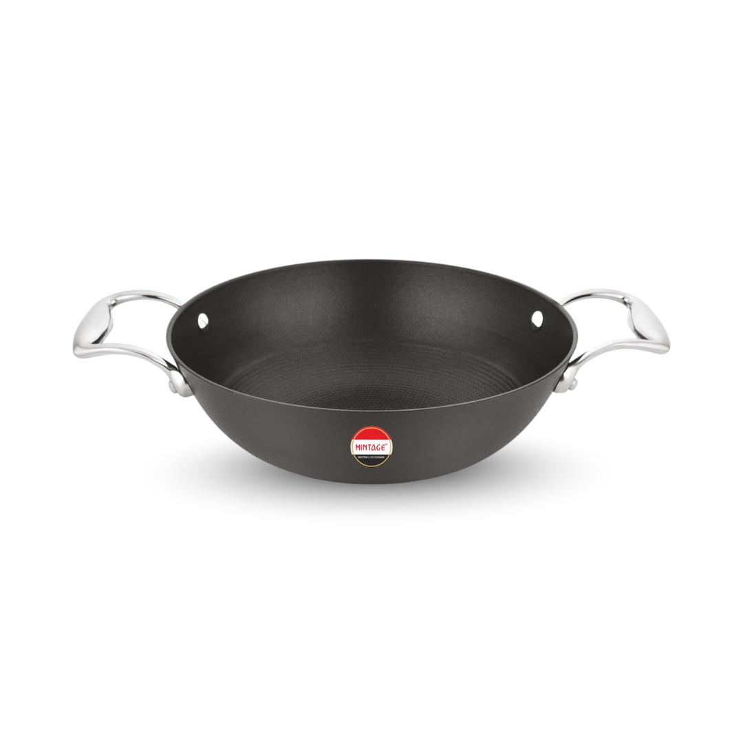 Cast Iron Kadhai Blackstone with Honeycomb