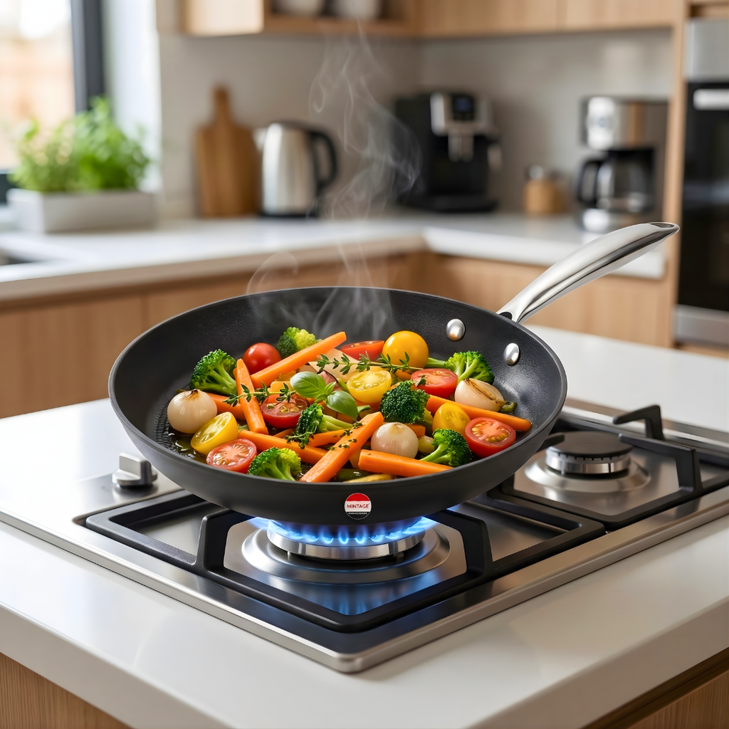 Cast Iron Frypan Blackstone with Honeycomb
