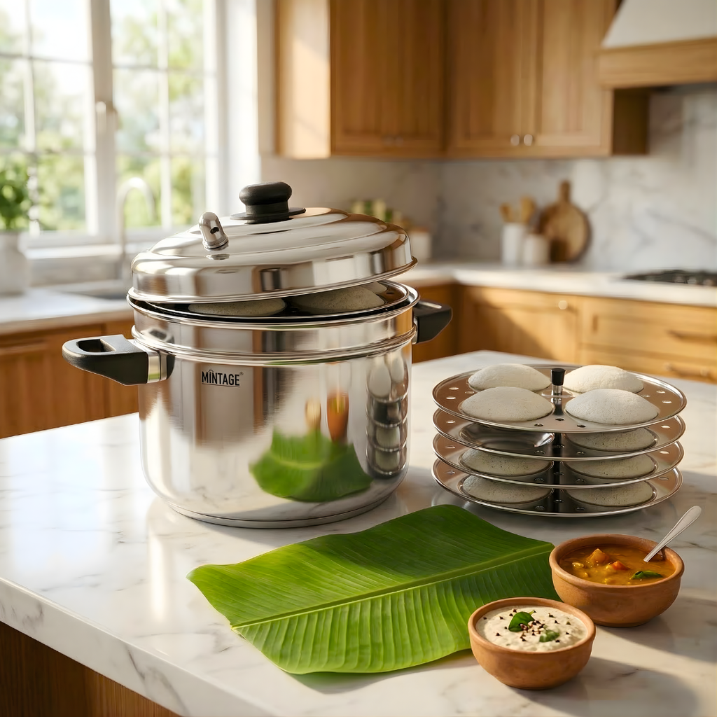 Idli Maker Marvel 4 – Induction Compatible (4 Plate Set)