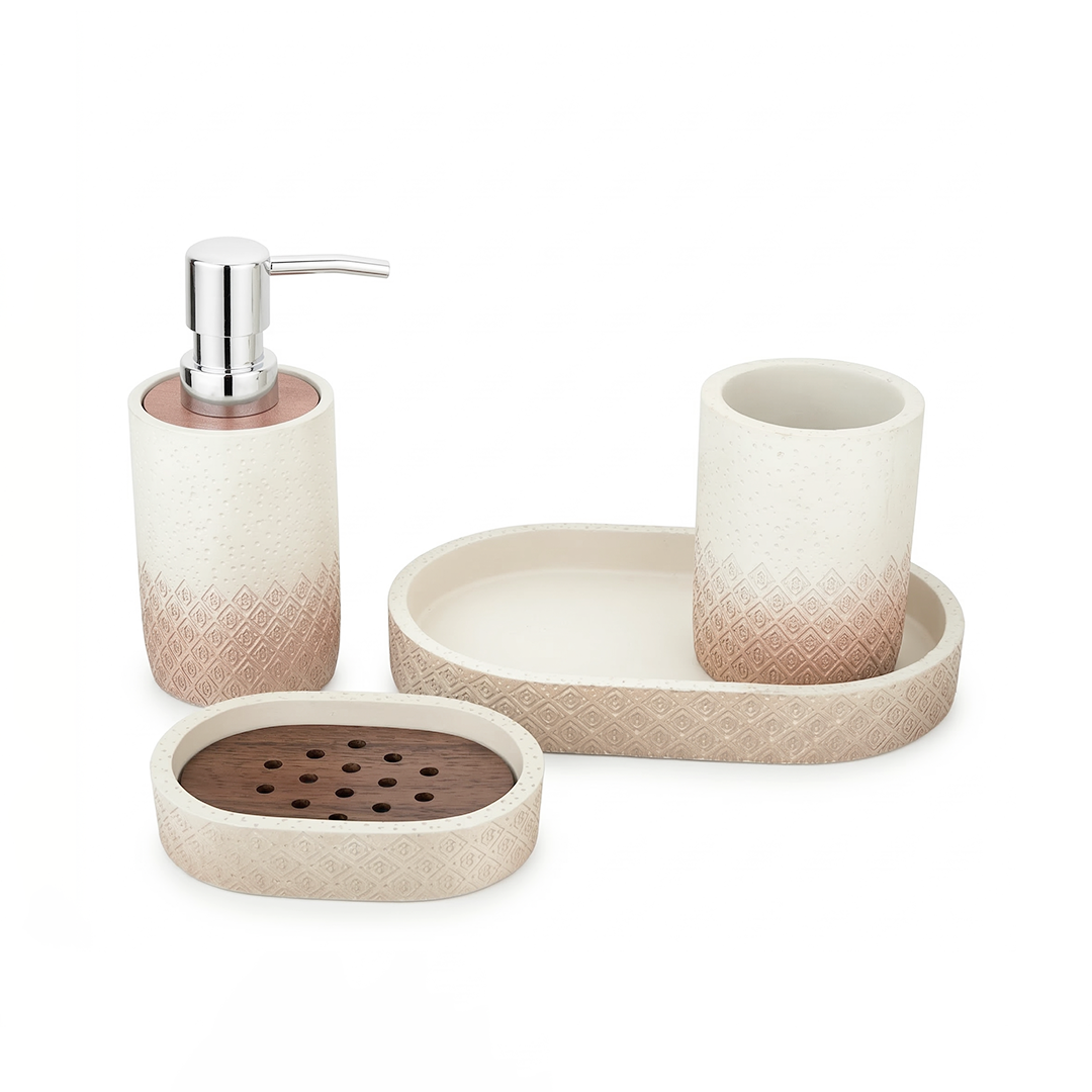 Bathroom Essentials Set – Oak